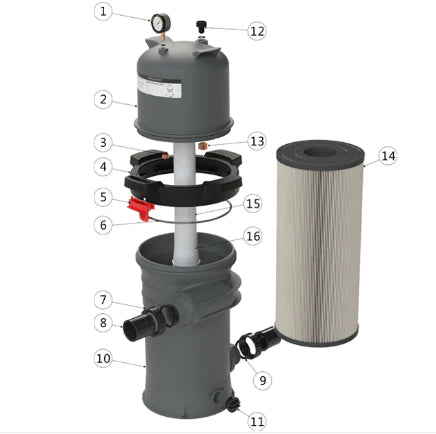 Emaux Galaxy ICF150 Cartridge Filter