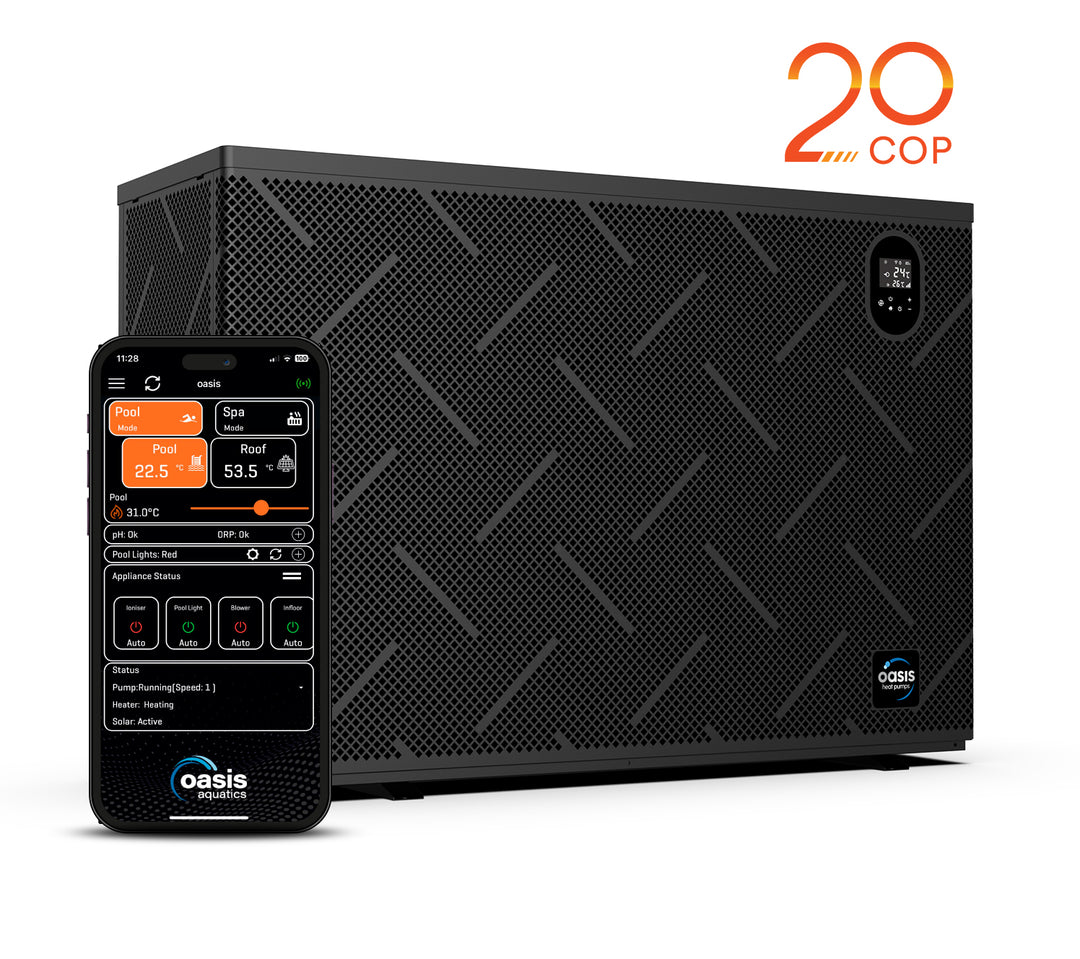 Sunlover Oasis Rapid PRO Electric Pool & Spa Heat Pump 40KW T, Wi-FI, Three-Phase