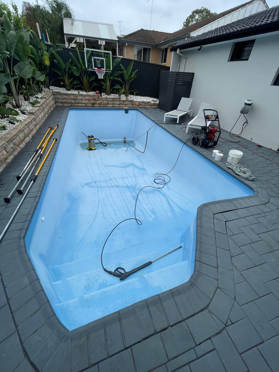 Epoxy Pool Painting