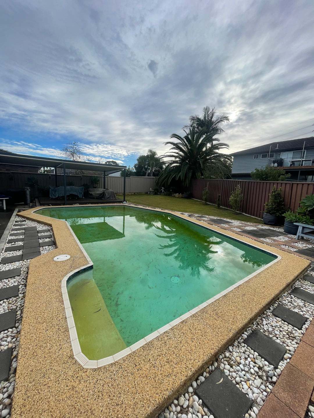 Epoxy Pool Painting
