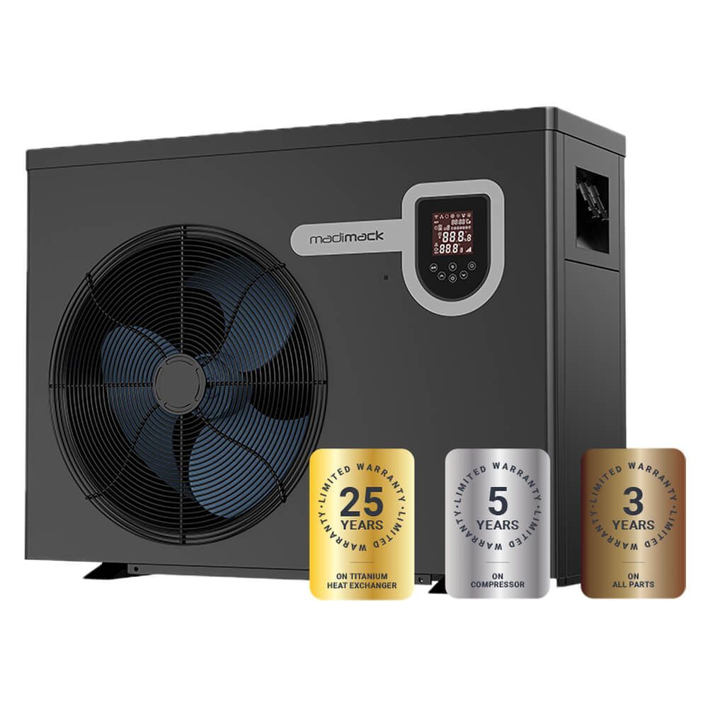Madimack Eco Plus Electric Pool & Spa Heat Pump 9KW, Wi-FI, 10A