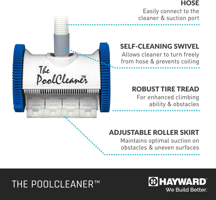 The PoolCleaner 2 Wheel Suction Cleaner