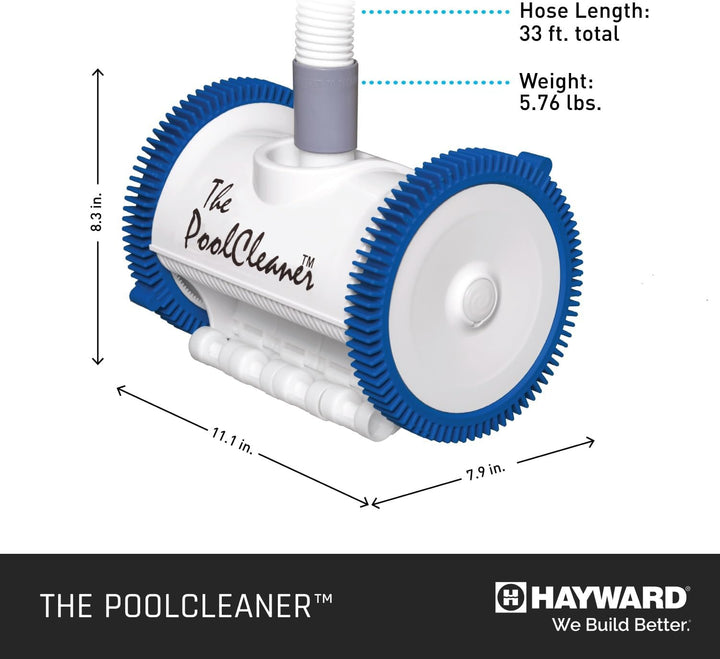 The PoolCleaner 2 Wheel Suction Cleaner