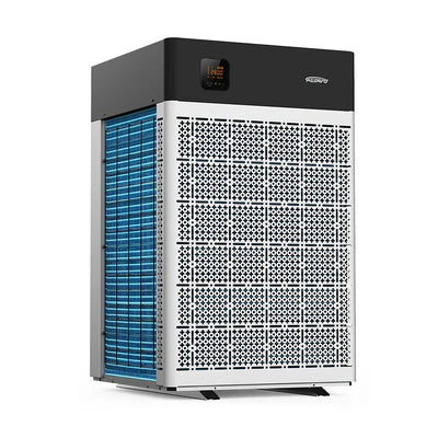 PureBlue INVERPAC Electric Pool & Spa Heat Pump 25KW Top Discharge, Wi-FI, Hard-Wired (Single Phase)