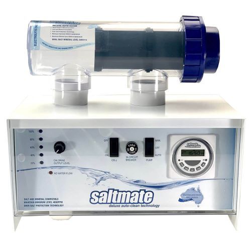 Saltmate RP40 Deluxe Auto-Clean Saltwater Chlorinator w/Timer & Battery Backup